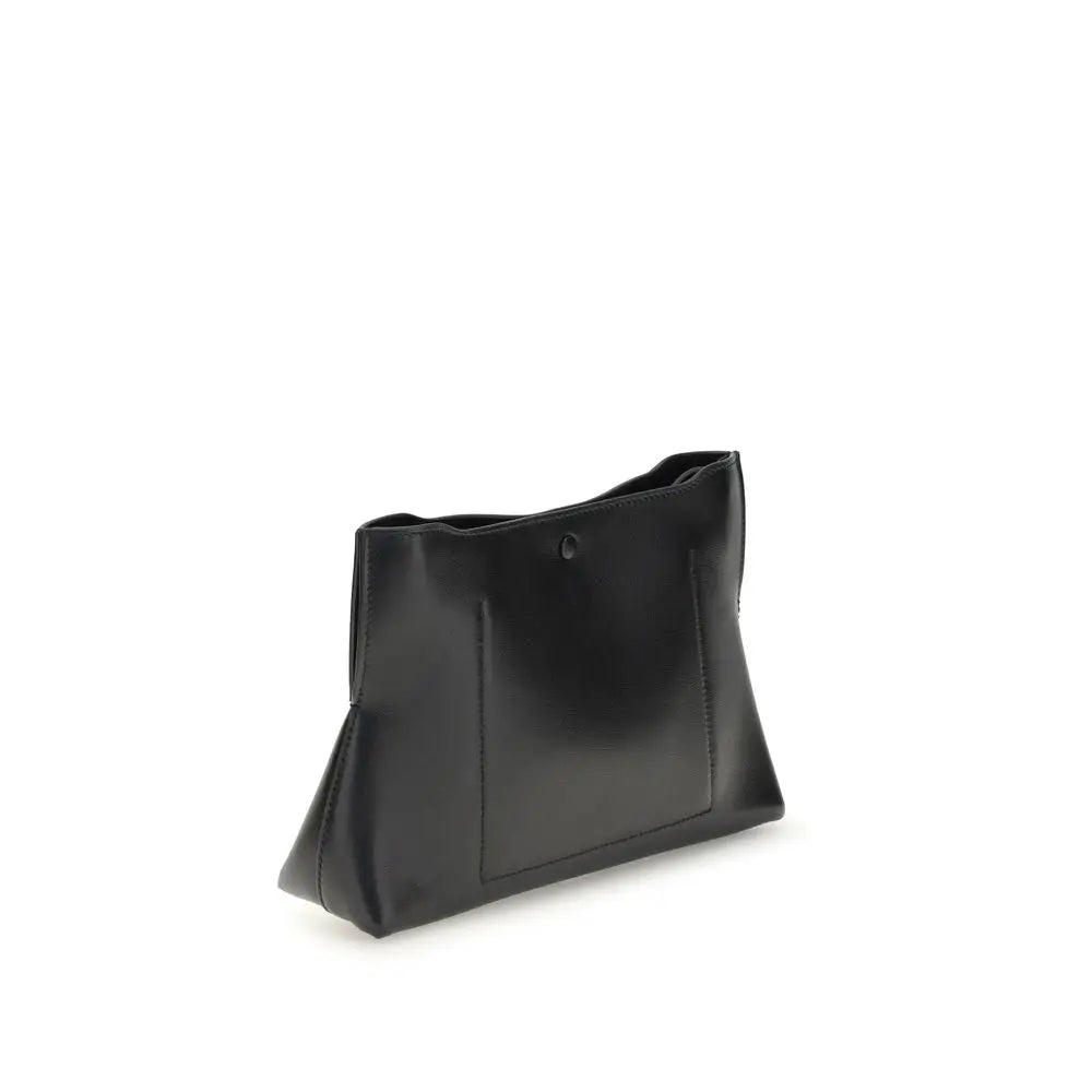 Givenchy Schwarze Clutch-Tasche aus Kalbsleder Bos Taurus