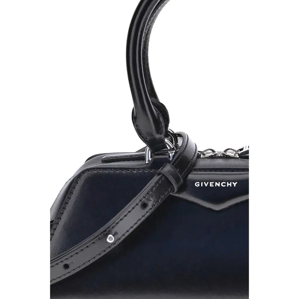 Givenchy Schwarze Handtasche aus Kalbsleder Bos Taurus