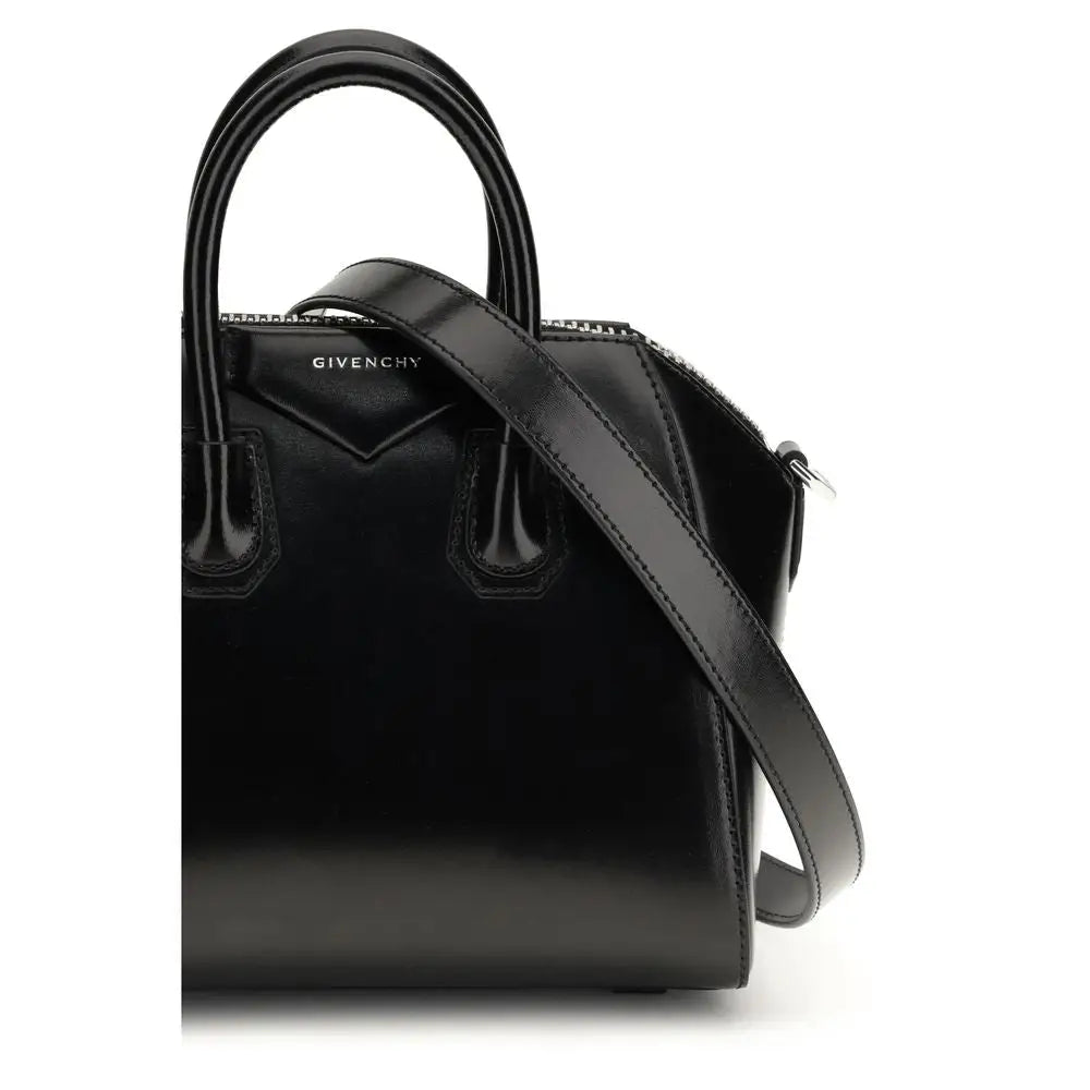 Givenchy Schwarze Kalbsleder Bos Taurus Handtasche