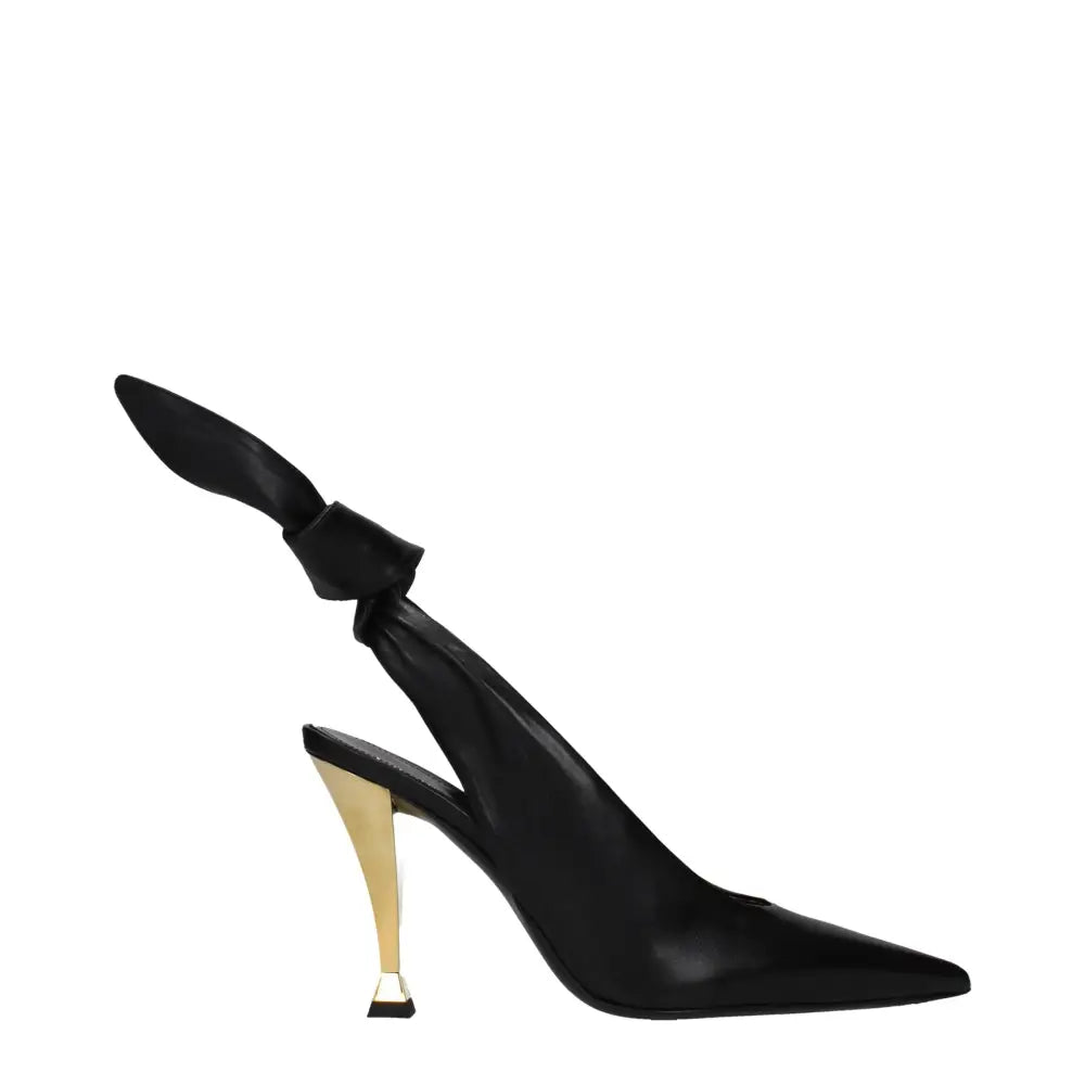 Givenchy Schwarze Leder Pumps mit hohem Absatz
