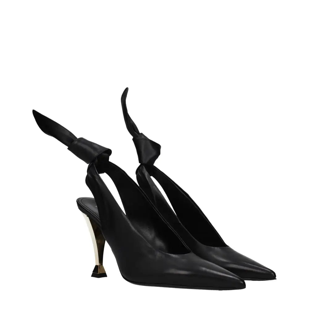 Givenchy Schwarze Leder Pumps mit hohem Absatz