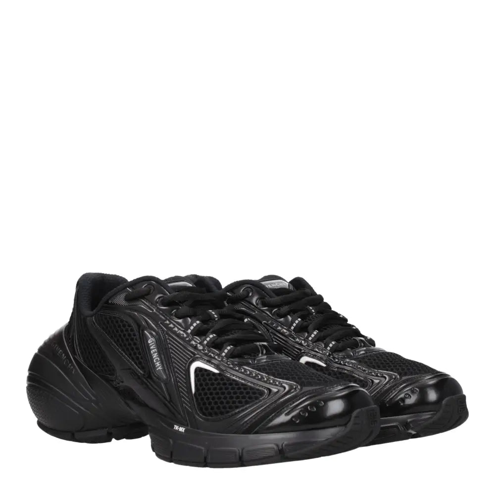 Givenchy Schwarzer Stoff Sportliche Turnschuhe