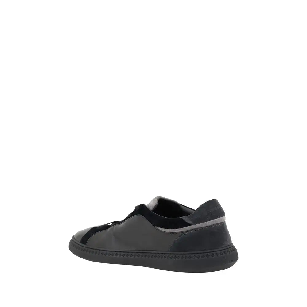 Givenchy Schwarzes Leder G Set Sneakers - EU44/US11