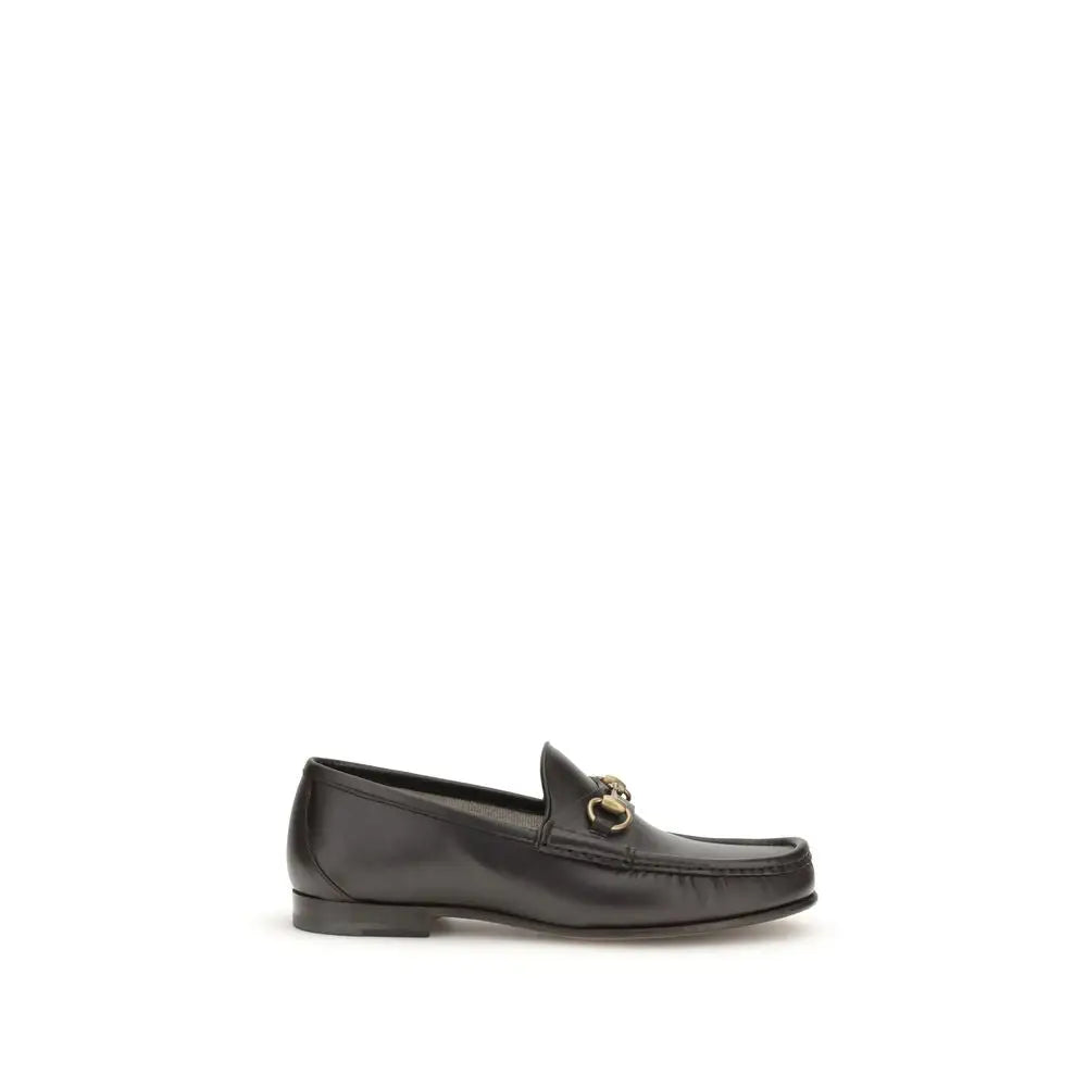 Gucci Braune Kalbsleder Bos Taurus Slip-On Loafer - EU39.5/US6.5