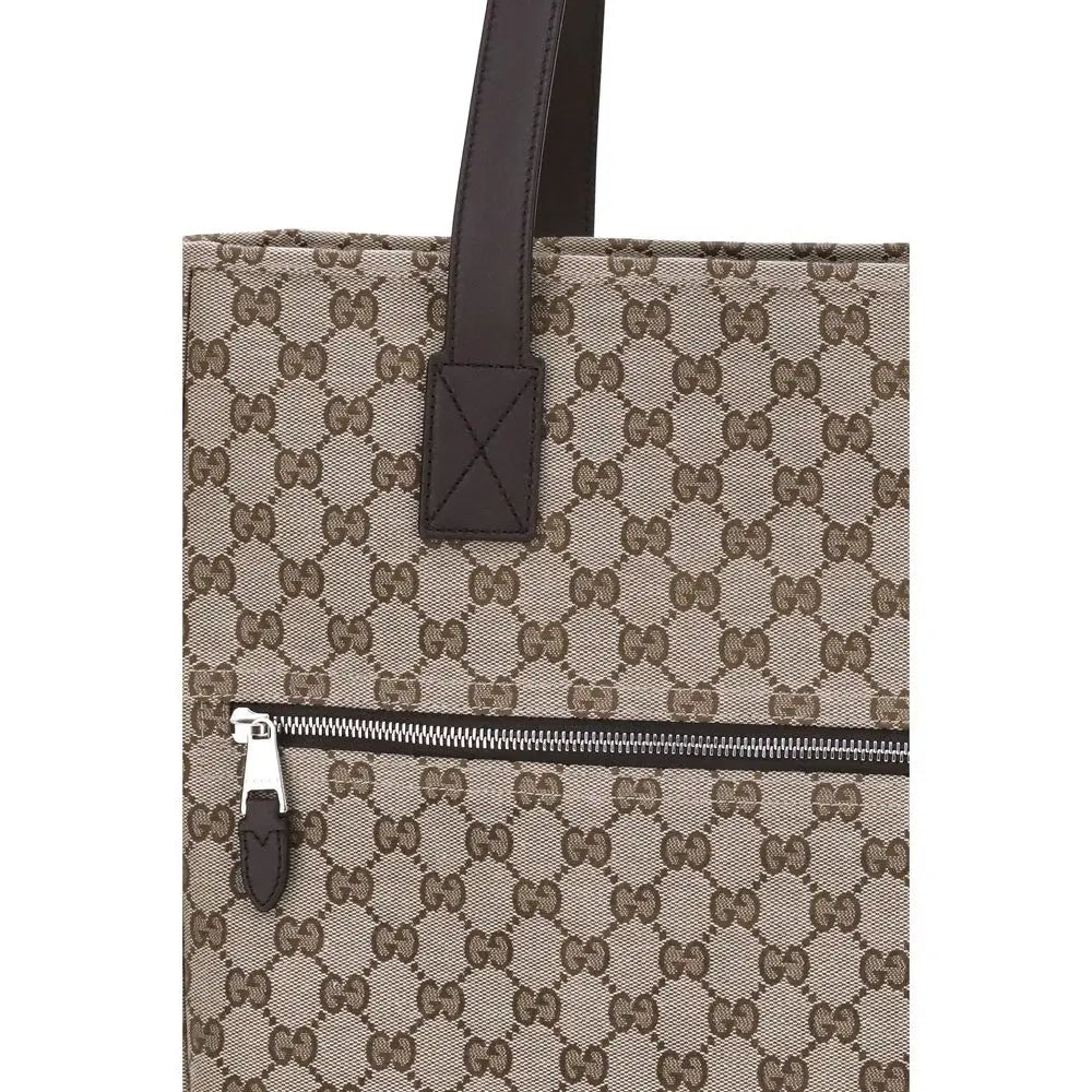 Gucci Braune Polyester-Handtasche
