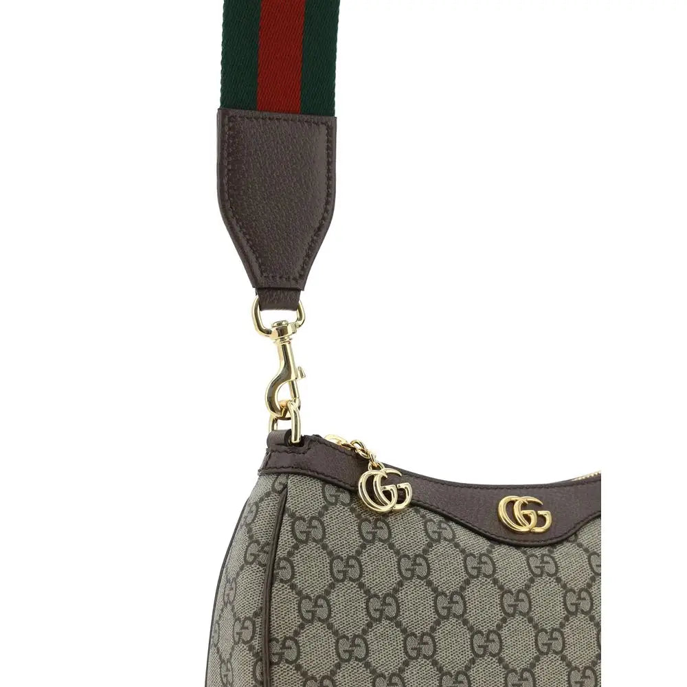 Gucci Braune Schultertasche aus Polyethylen