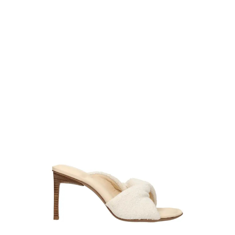 Jacquemus Beige Stoff-Stilettos mit Pfennigabsatz - EU36/US6