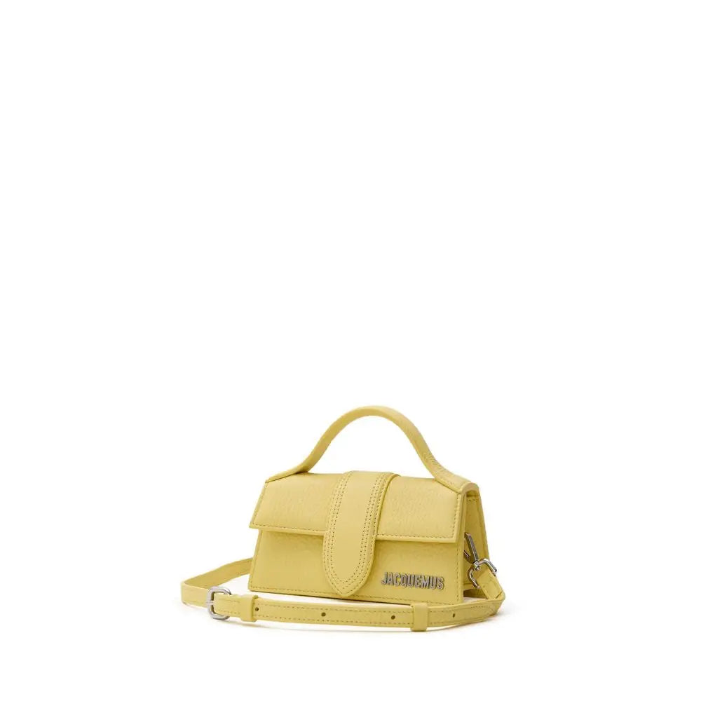 Jacquemus Gelbe Lederhandtasche