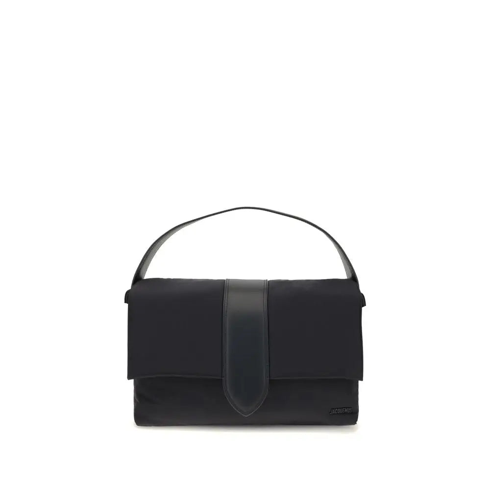 Jacquemus Schultertasche aus schwarzem Nylon
