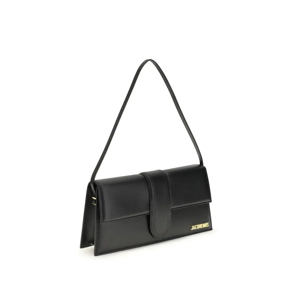 Jacquemus Schwarze Bos Taurus Kalbsleder Schultertasche