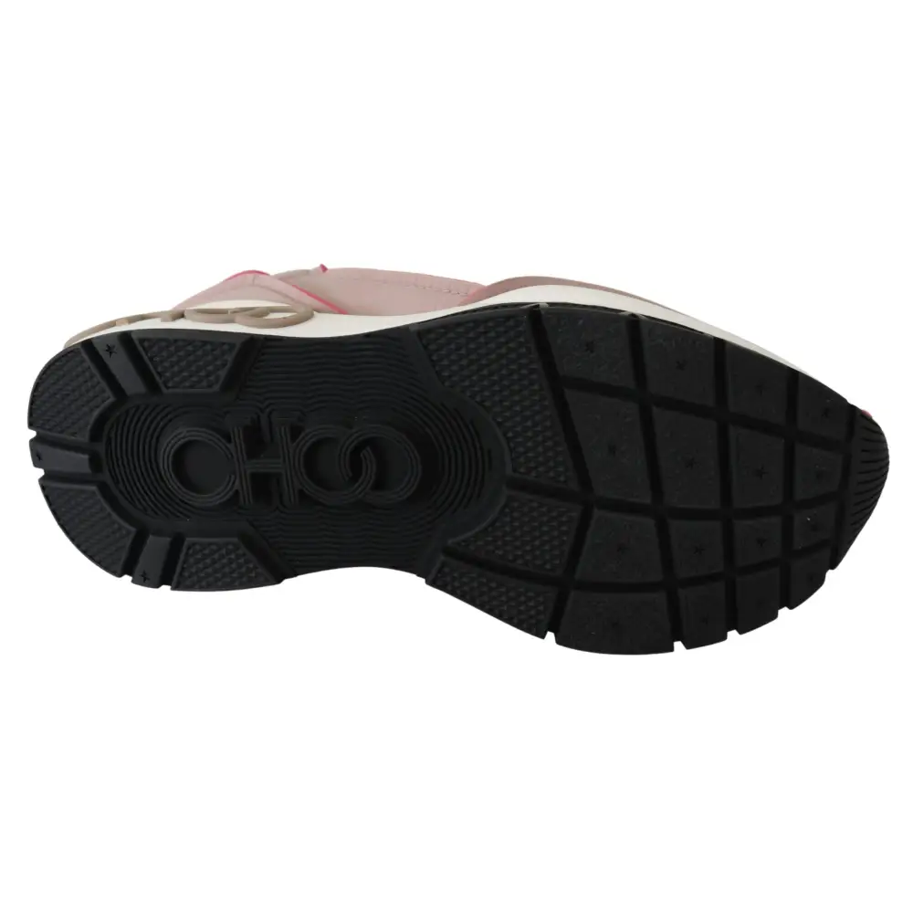 Jimmy Choo Ballett Rosa Chic Gepolsterte Turnschuhe - EU35/US5