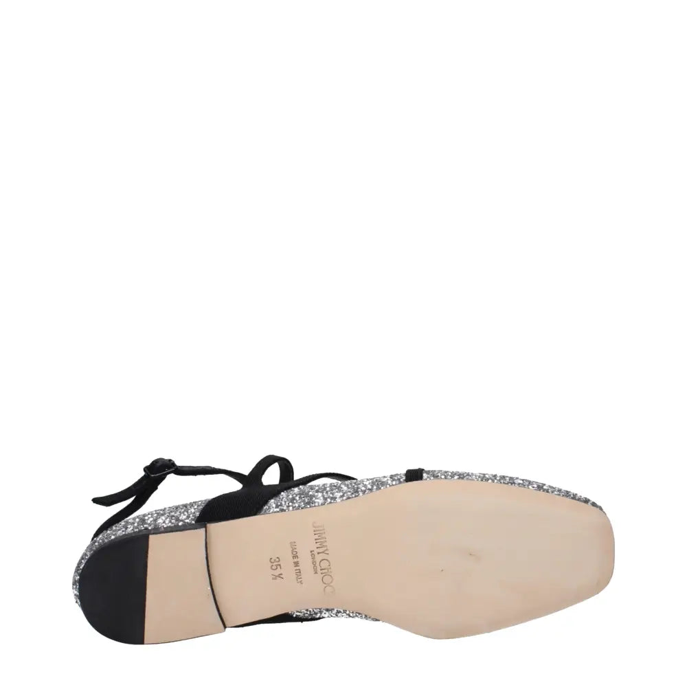 Jimmy Choo Graue Plastik-Ballettflaschen - EU35.5/US5.5
