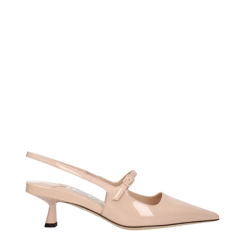 Jimmy Choo Rosa Leder Pumps mit mittlerem Absatz - EU36/US6
