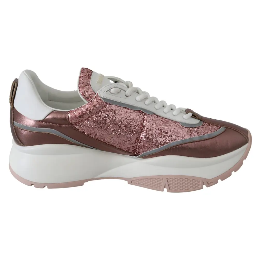 Jimmy Choo Zuckerwatte Glitzer Sneaker Euphorie