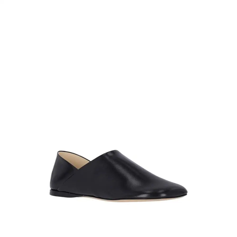Loewe Schwarze Loafer aus Lammleder zum Schlüpfen - EU37/US7