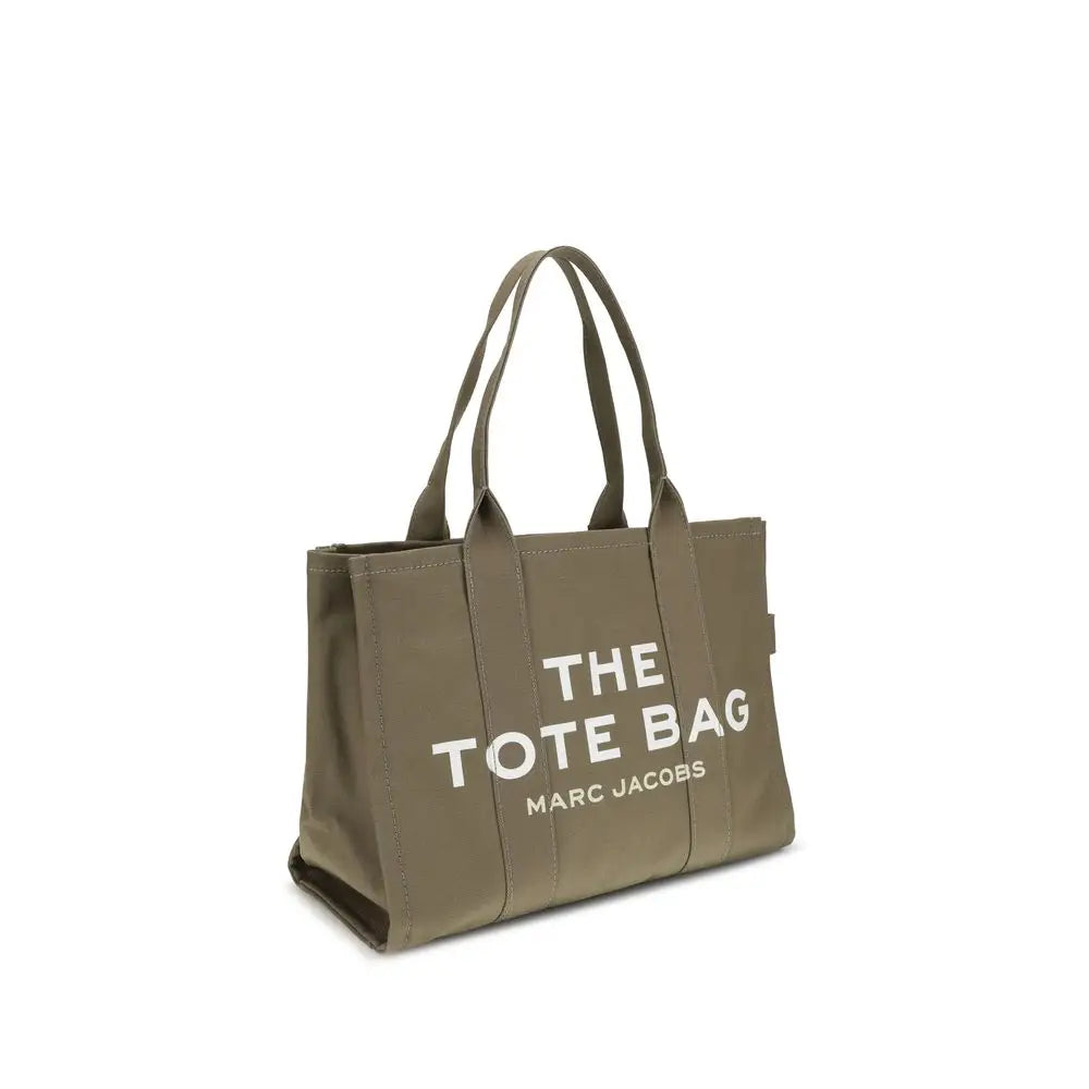 Marc Jacobs Grüne Baumwoll-Umhängetasche