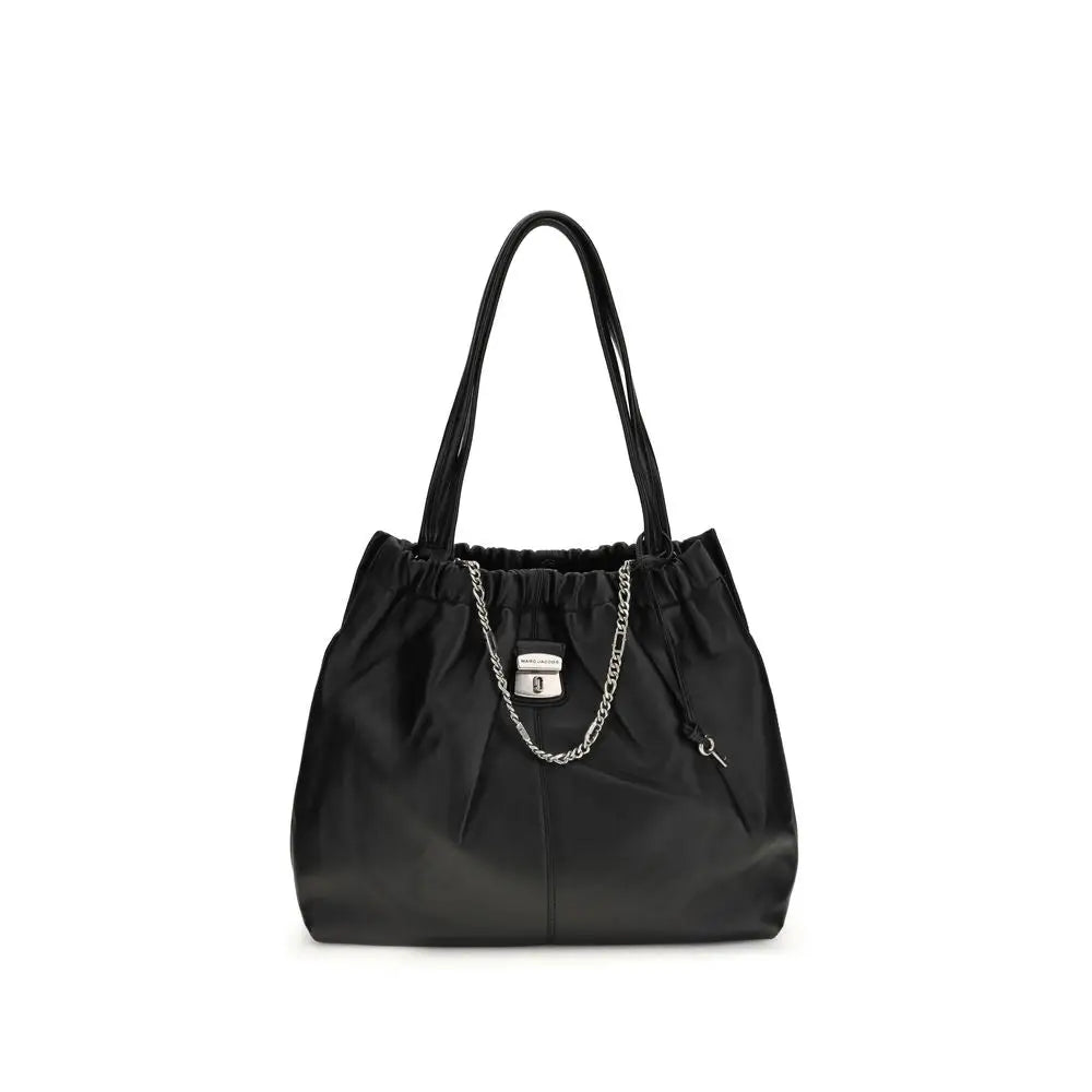 Marc Jacobs Schwarze Bos Taurus Kalbsleder Schultertasche