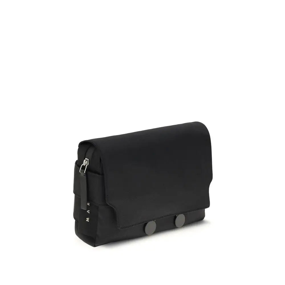 Marni Schwarze Polyamid-Clutch