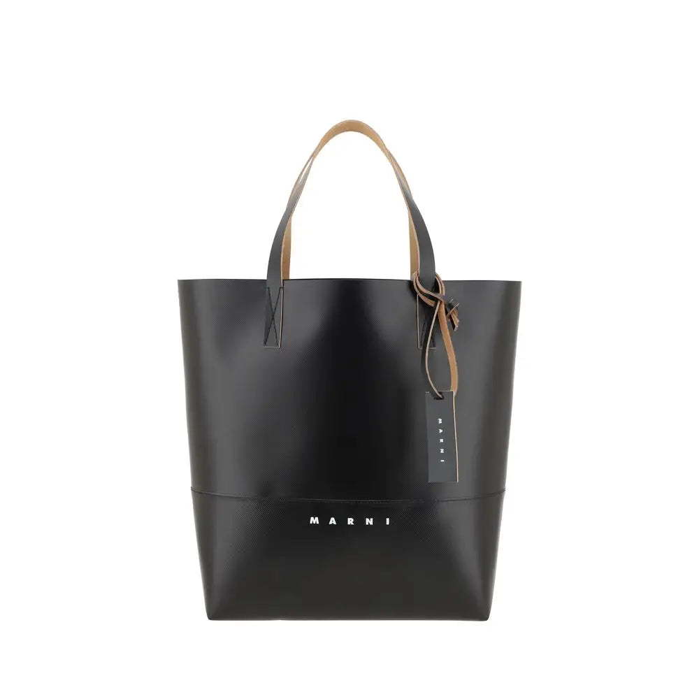 Marni Schwarze Polyethylen-Handtasche
