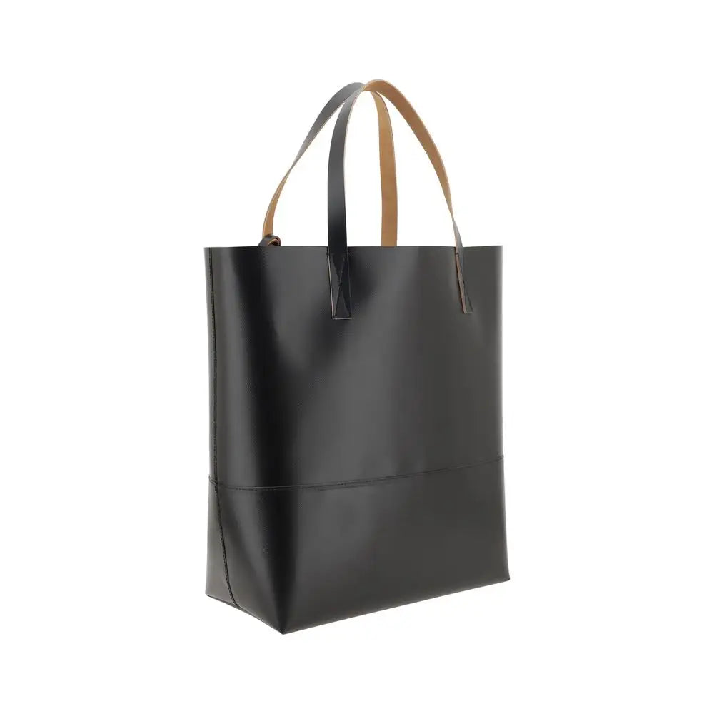 Marni Schwarze Polyethylen-Handtasche
