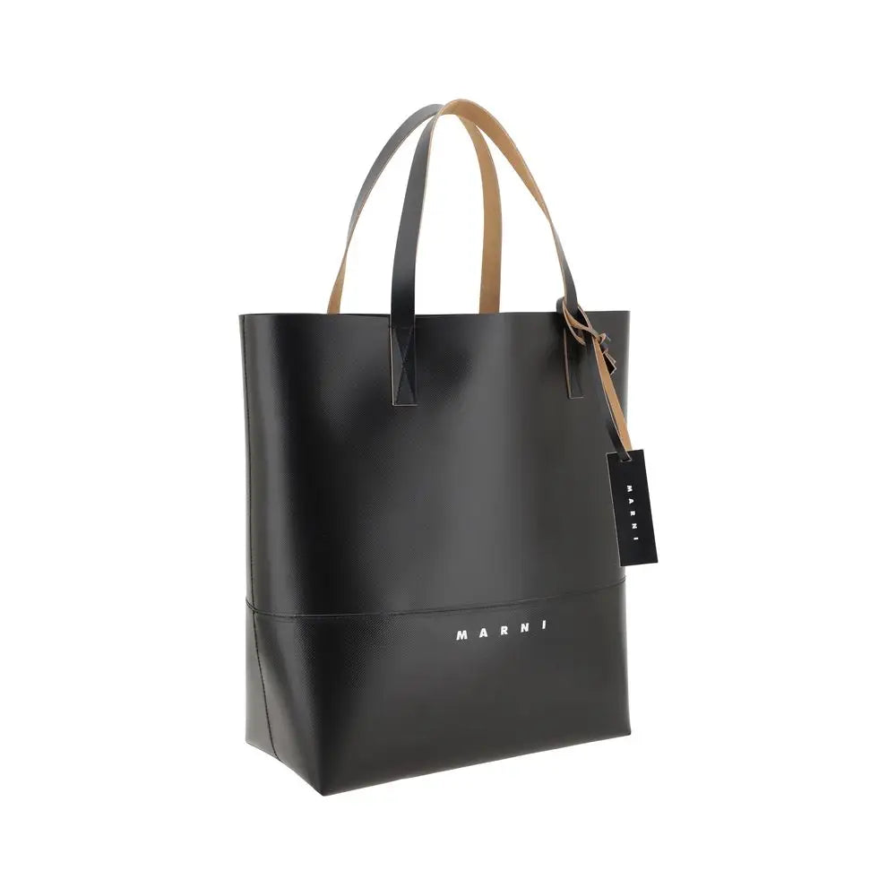 Marni Schwarze Polyethylen-Handtasche