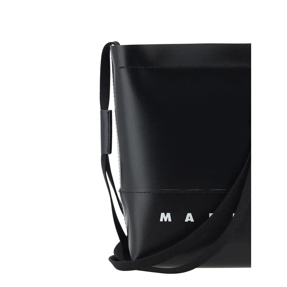 Marni Schwarze Schultertasche aus Polyester
