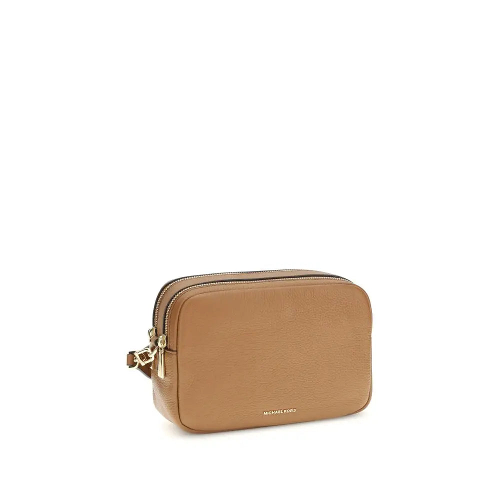 Michael Kors Braune Kalbsleder Bos Taurus Schultertasche