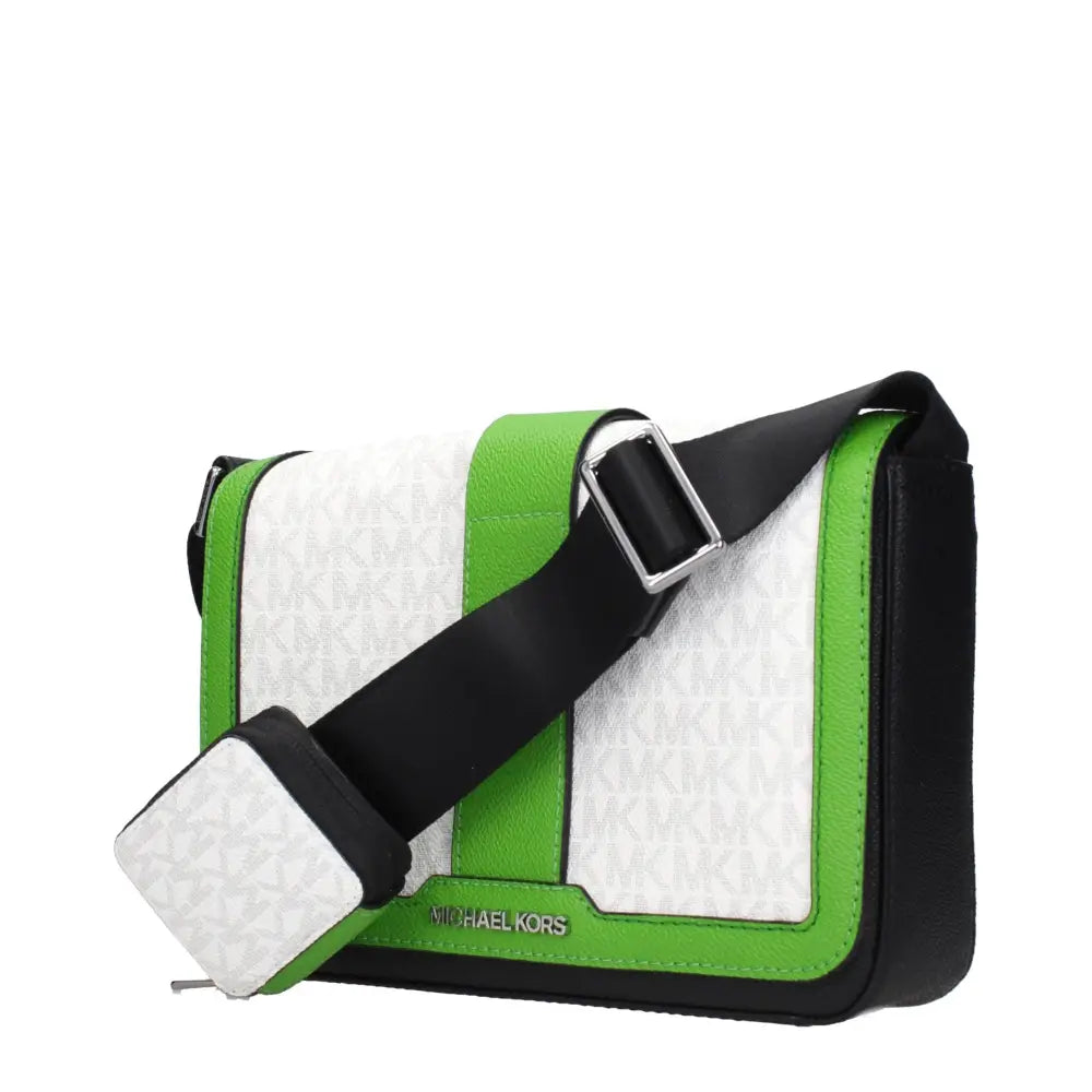 Michael Kors Weiße Crossbody-Tasche aus Stoff