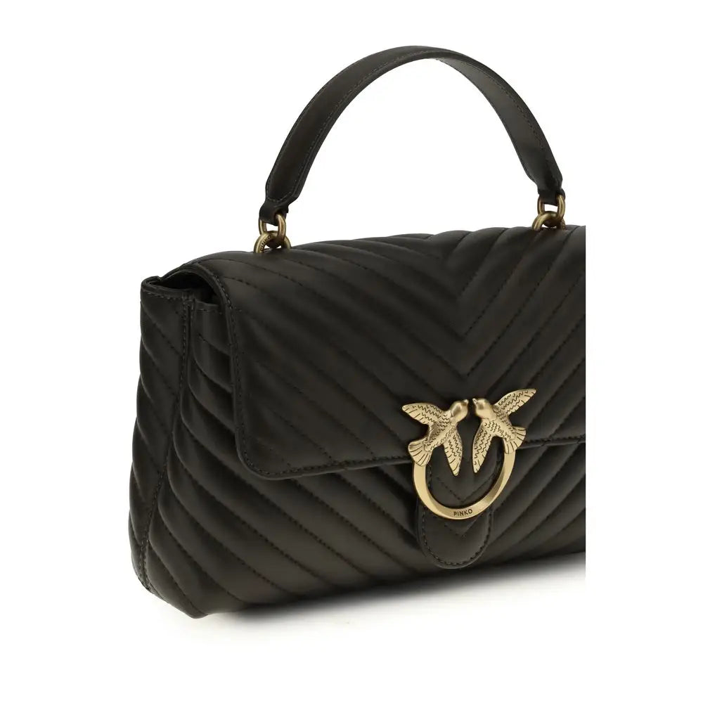 PINKO Bicolor Calf Leather Bos Taurus Geldbörse