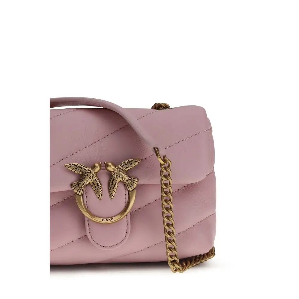 PINKO Multicolor Calf Leather Bos Taurus Schultertasche