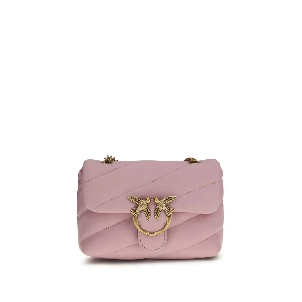 PINKO Multicolor Calf Leather Bos Taurus Schultertasche