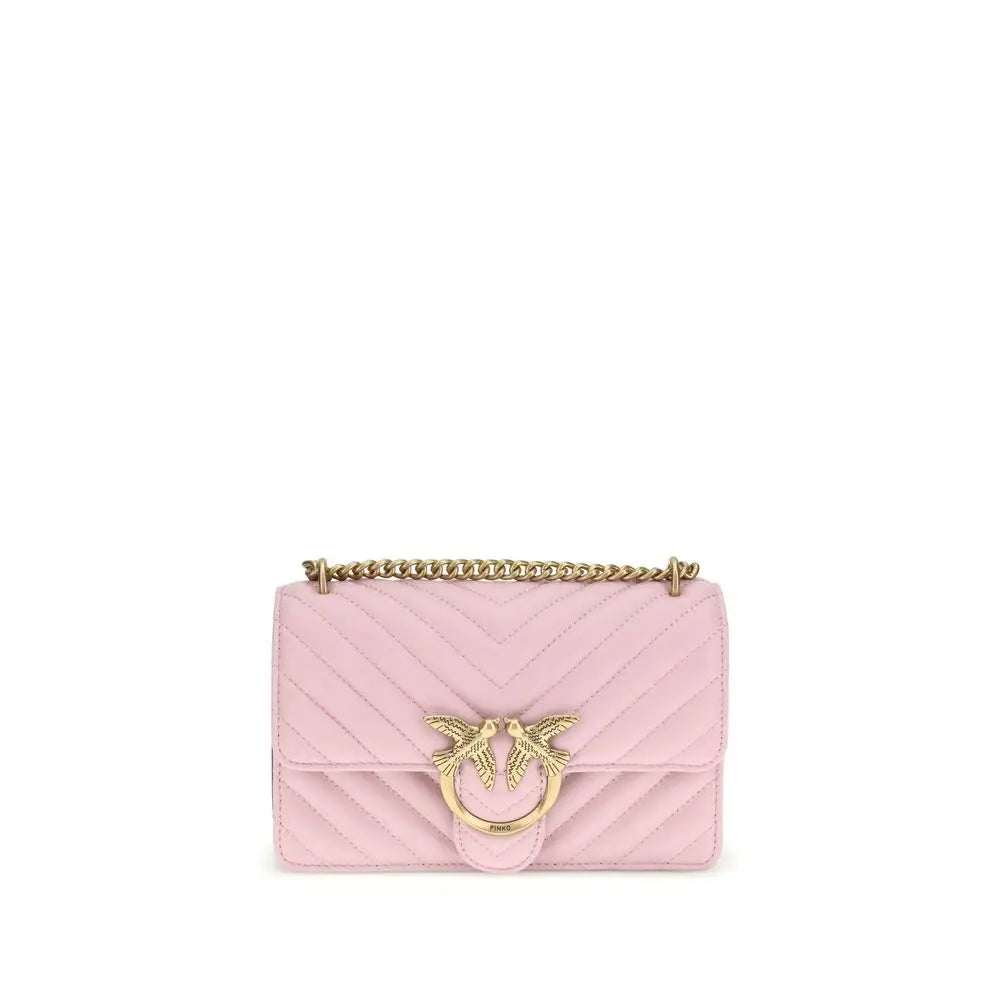 PINKO Multicolor Calf Leather Bos Taurus Schultertasche