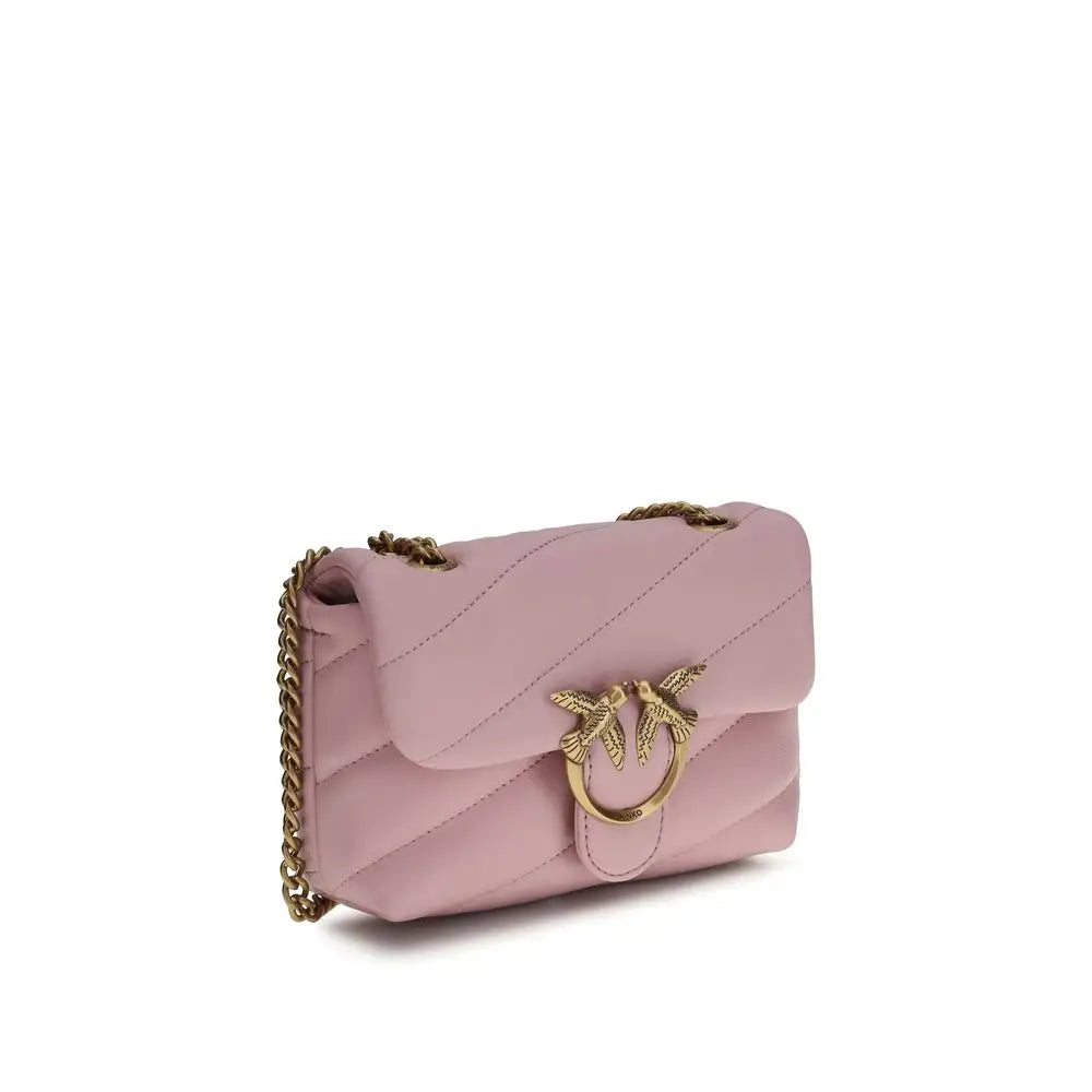 PINKO Multicolor Calf Leather Bos Taurus Schultertasche