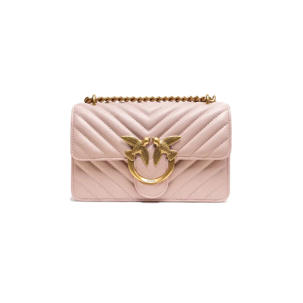 PINKO Powder Pink Love One Mini Umhängetasche