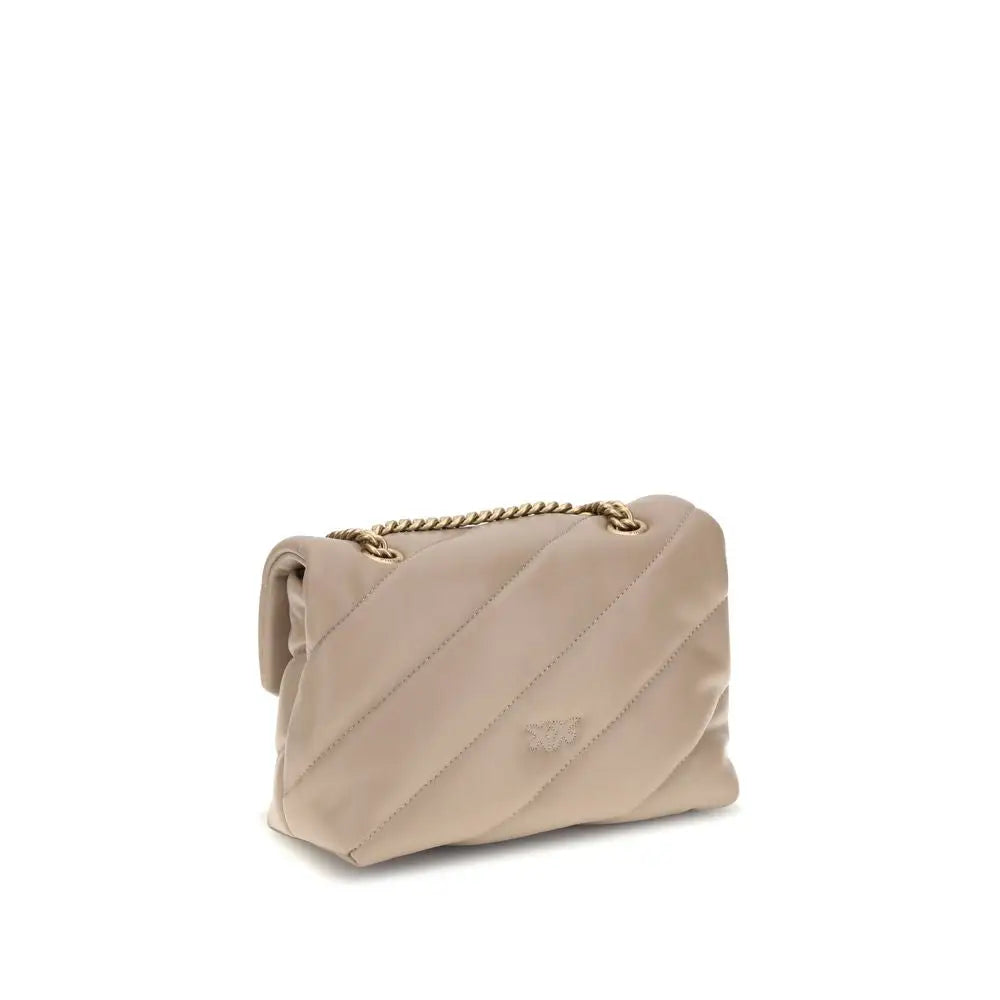 PINKO Schultertasche aus Kalbshaut Bos Taurus in Multicolor