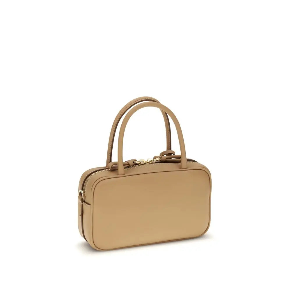 Prada Beige Calf Leather Bos Taurus Handtasche