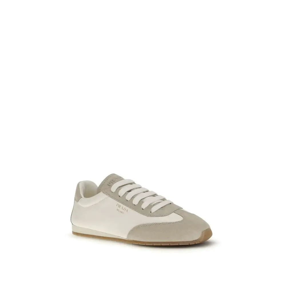 Prada Cremefarbene Ovis Aries Aries Sneakers