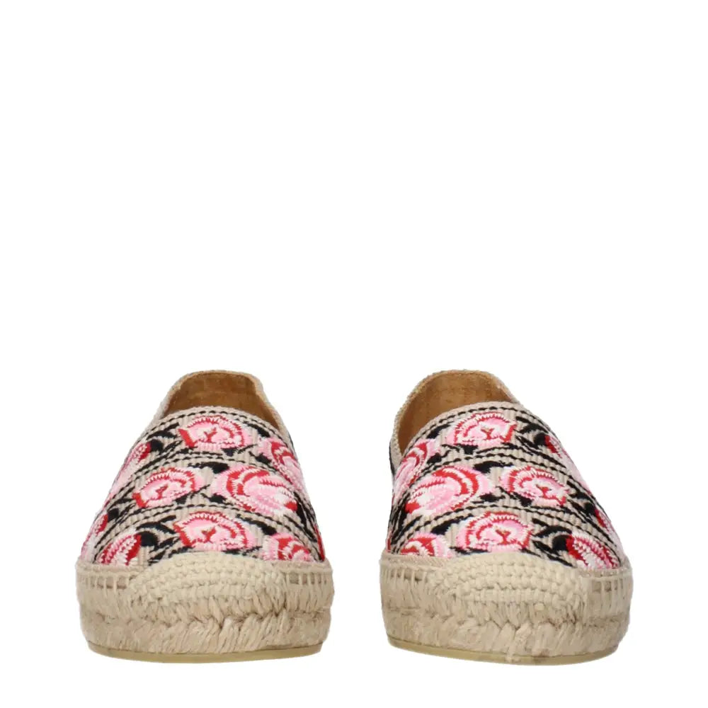 Prada Espadrilles aus beigem Stoff