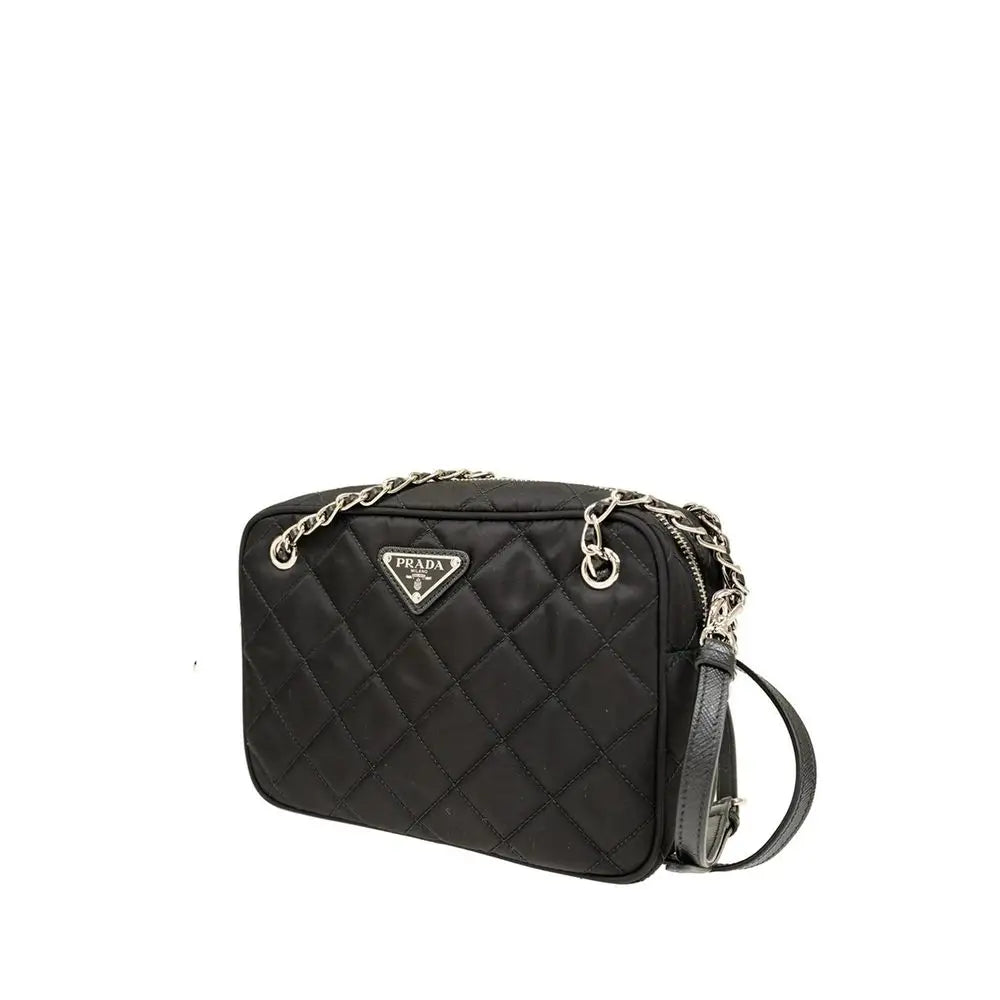 Prada Schwarze Crossbody-Tasche aus Nylon