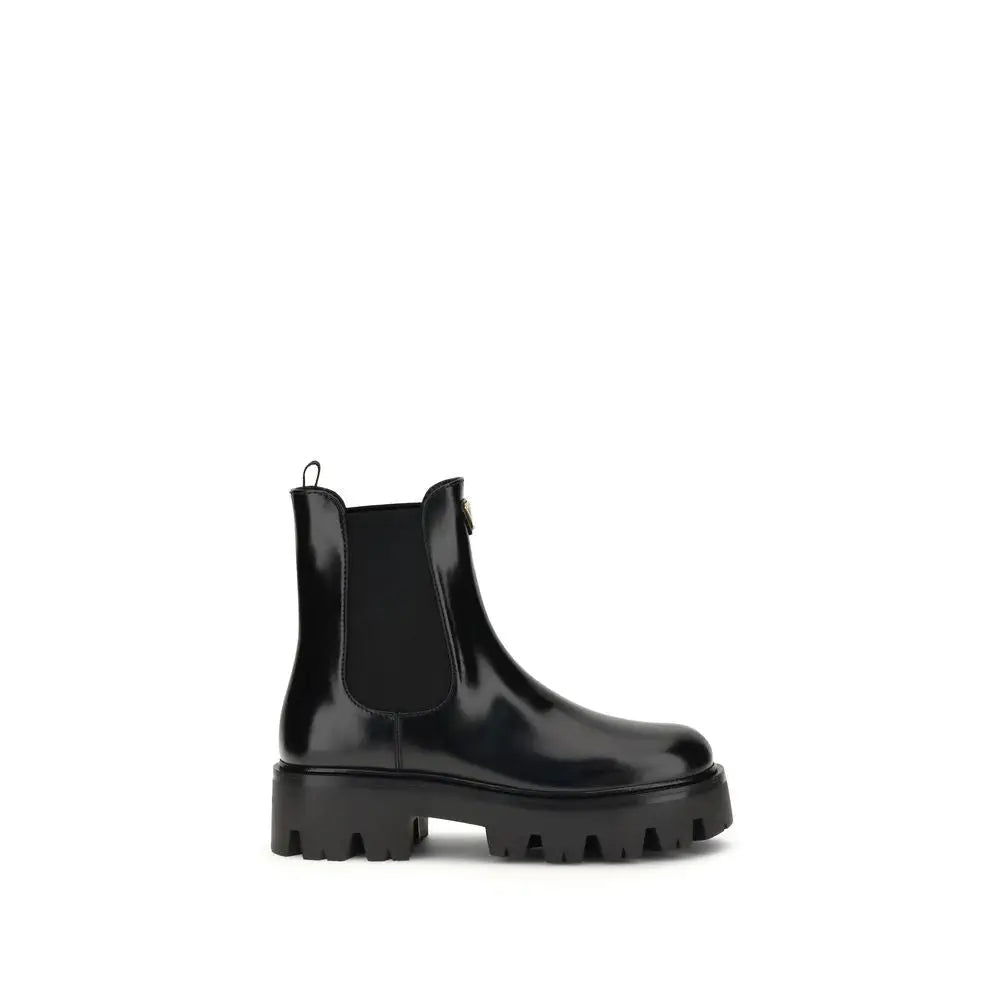 Prada Schwarze Gummistiefeletten - EU40/US10