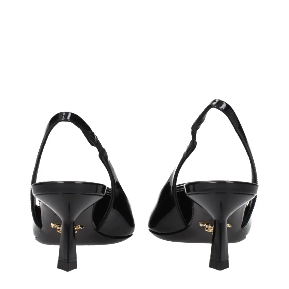 Prada Schwarze Leder-Pumps mit mittlerem Absatz - EU35.5/US5.5