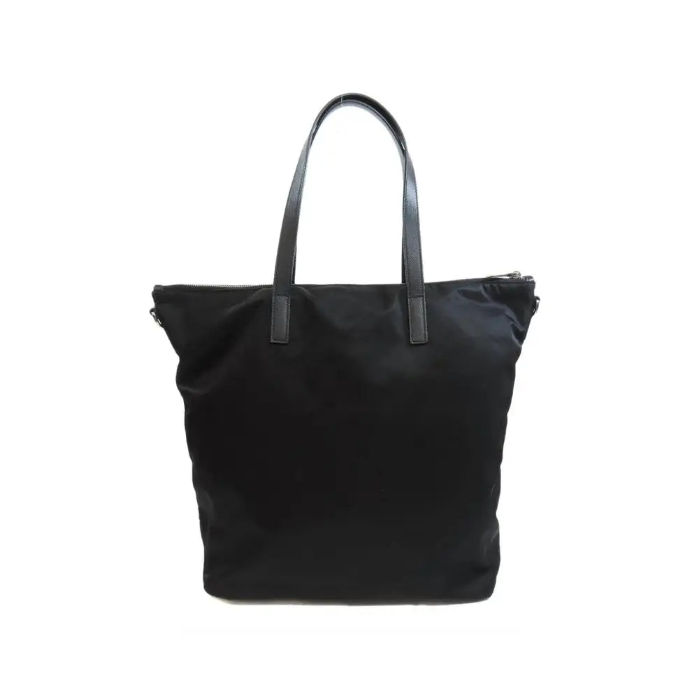 Prada Schwarze Nylon-Tragetasche