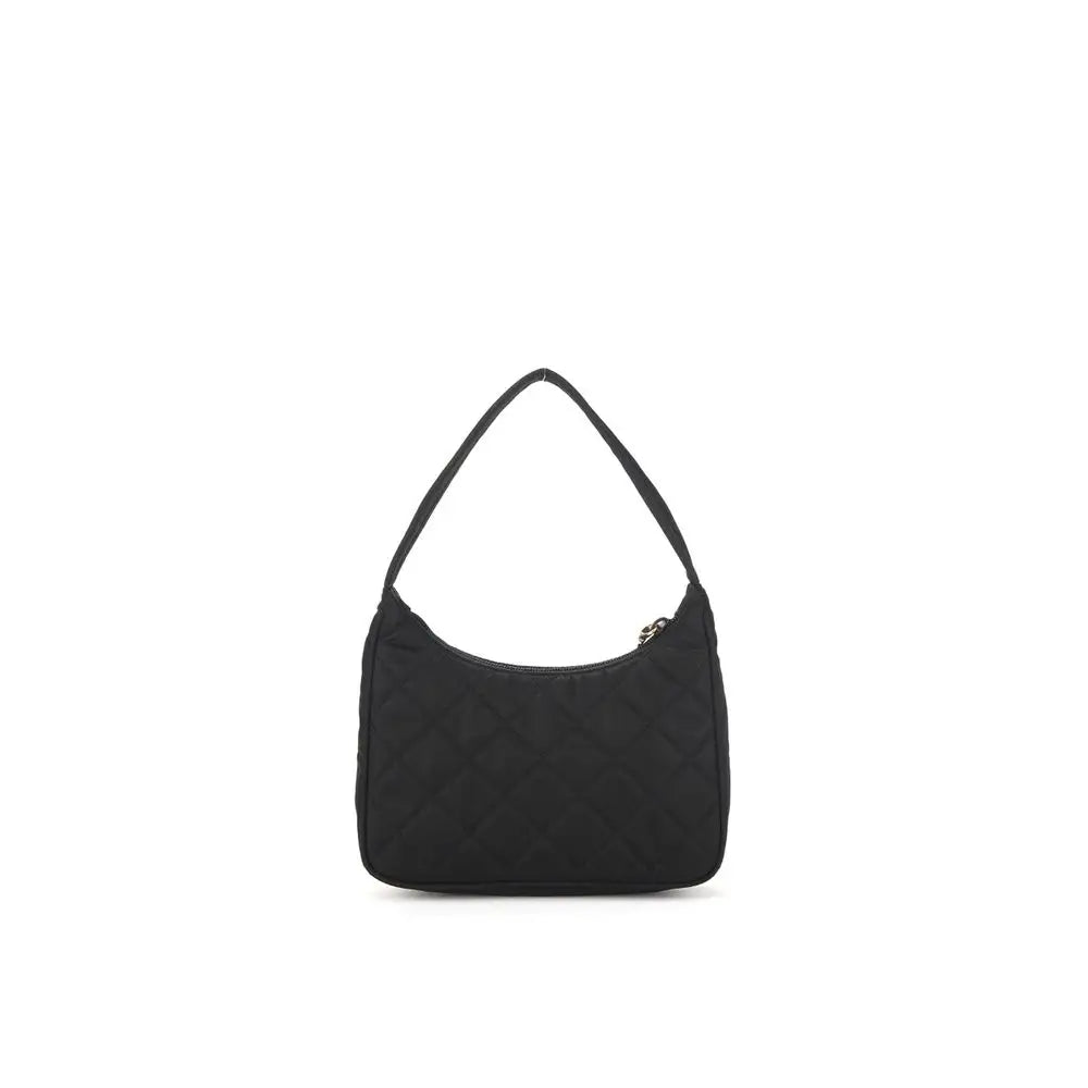 Prada Schwarze Schultertasche aus Nylon