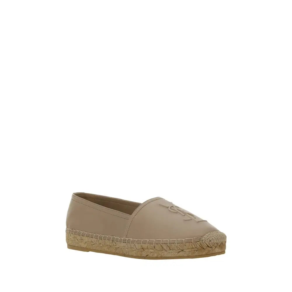 Saint Laurent Braune Lamm-Espadrilles Ovis Aries Aries