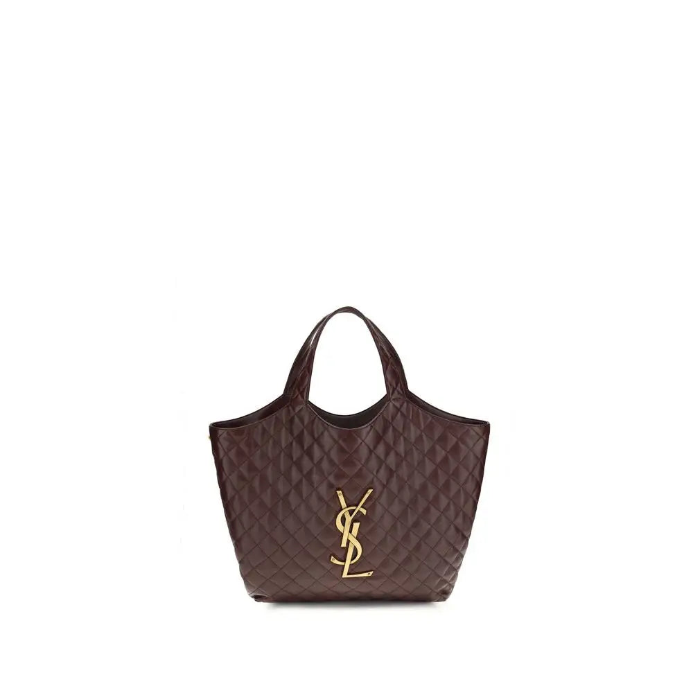 Saint Laurent Schultertasche aus bordeauxrotem Lammleder Ovis Aries Aries