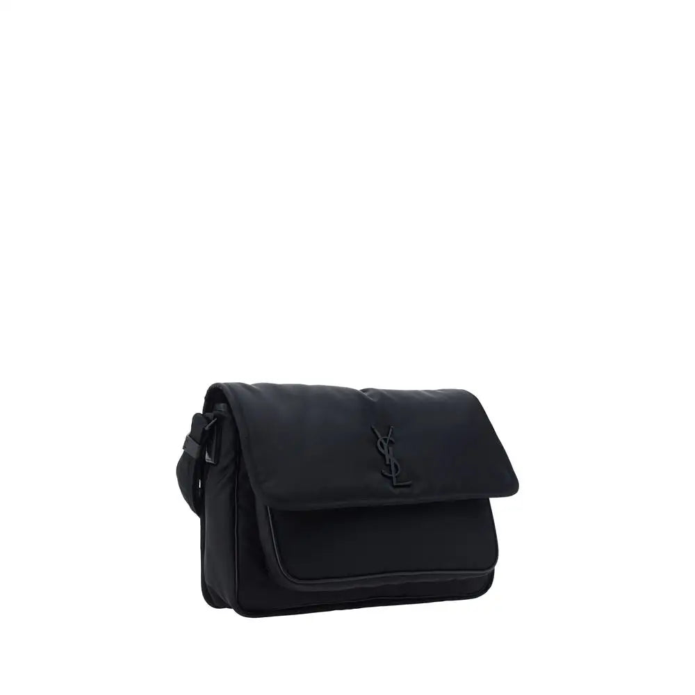 Saint Laurent Schultertasche aus schwarzem Polyamid