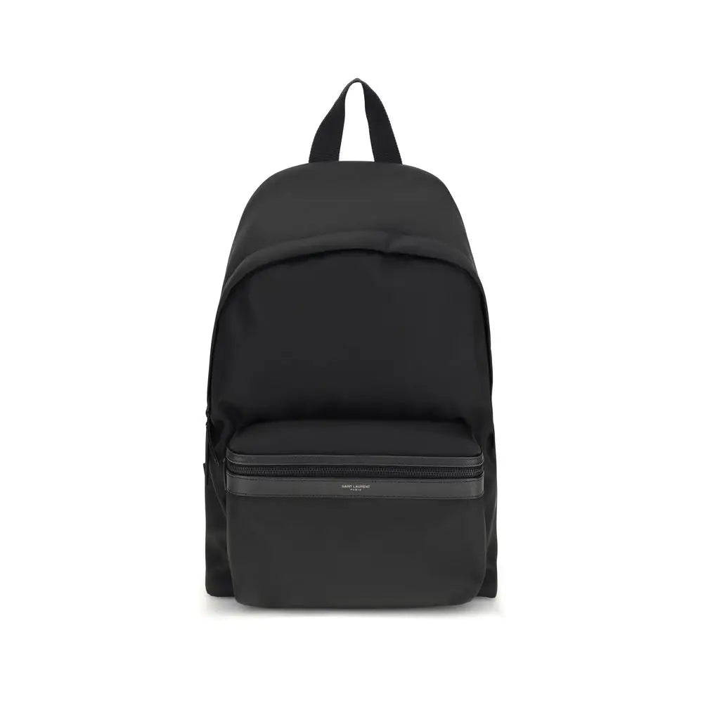 Saint Laurent Schwarzer Rucksack aus recyceltem Polyamid