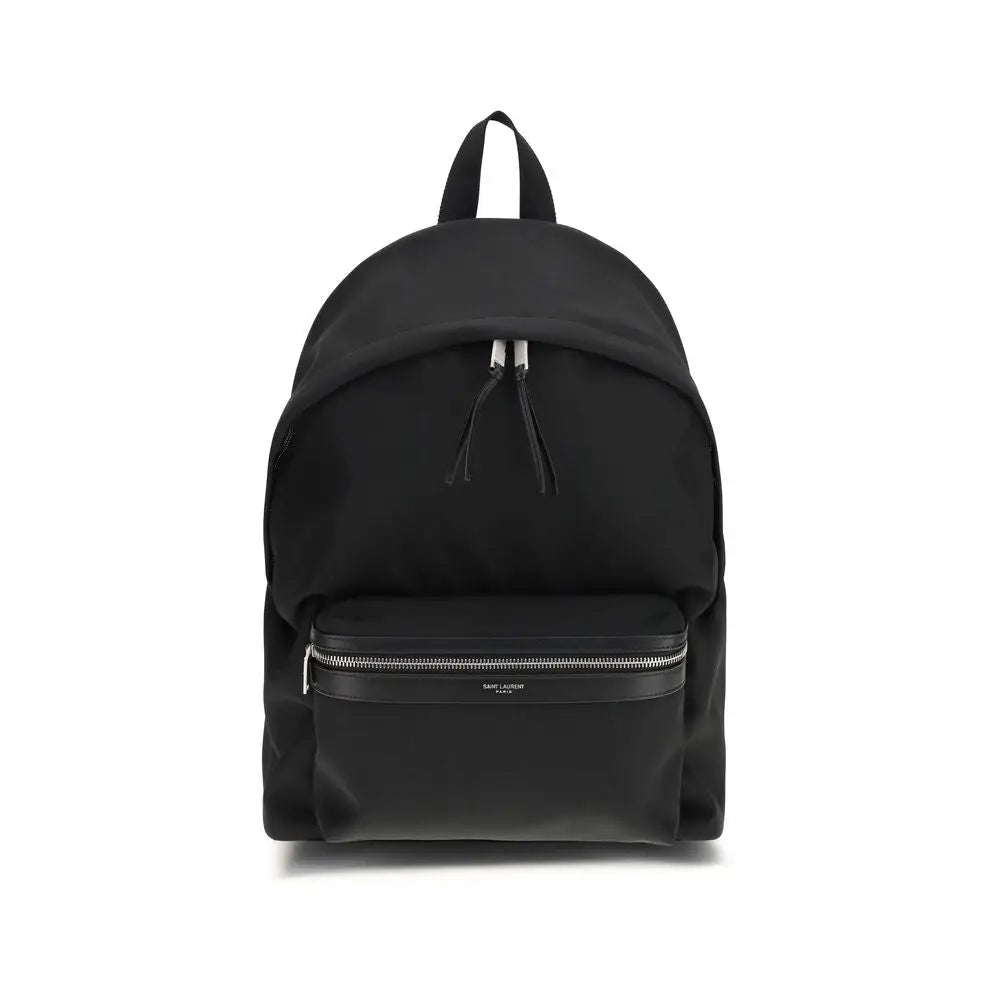 Saint Laurent Schwarzer Rucksack aus Stoff