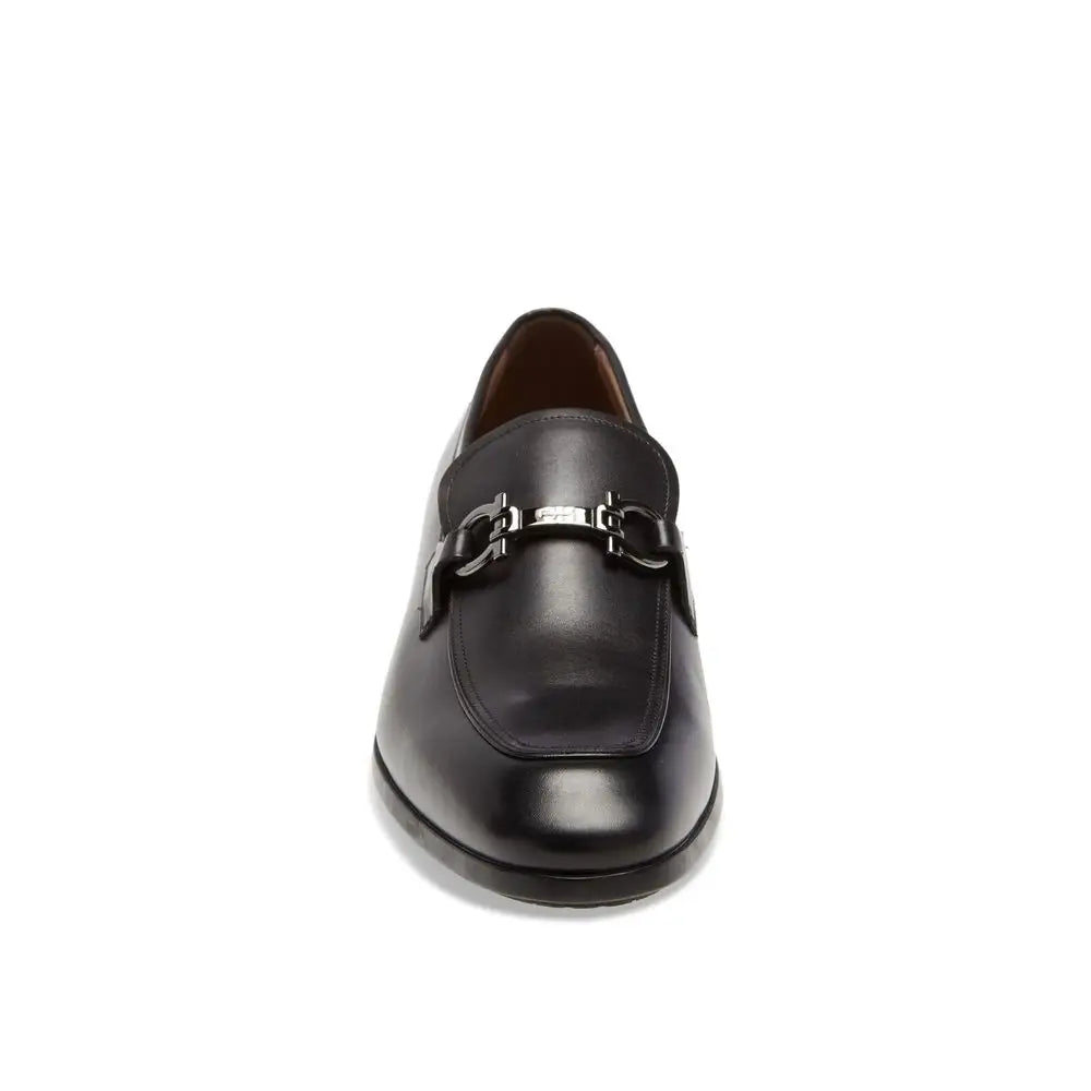 Salvatore Ferragamo Schwarze Loafer aus Kalbsleder zum Hineinschlüpfen - EU39.5/US6.5