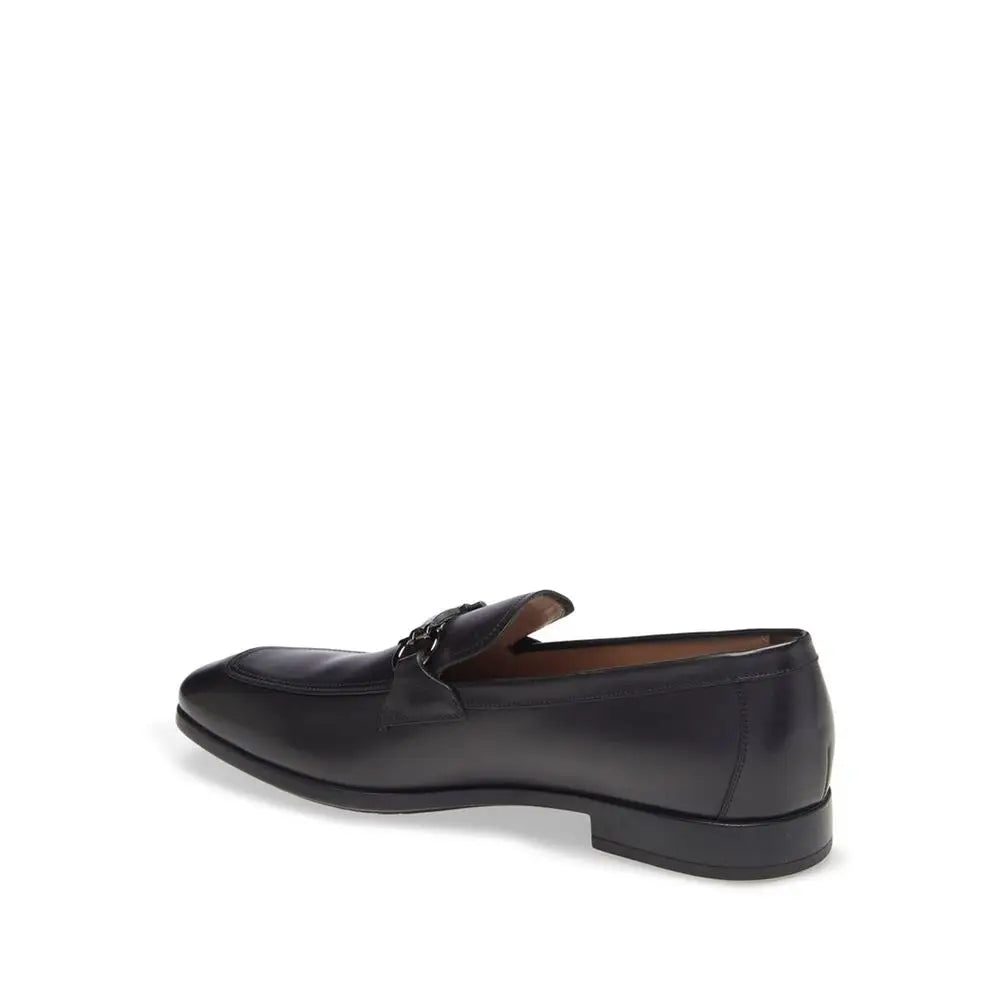 Salvatore Ferragamo Schwarze Loafer aus Kalbsleder zum Hineinschlüpfen - EU39.5/US6.5